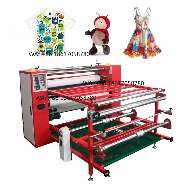 Automatic Sublimation Rotary Heat Press Machine Roller Heat Transfer Machine for fabric Sublimation Paper Transfer