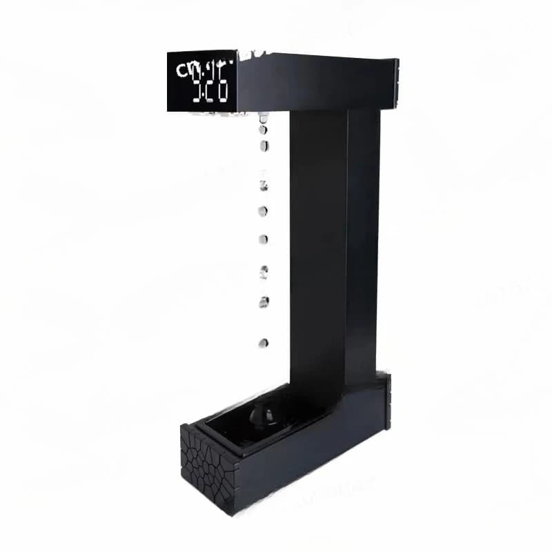 Perpetual Motion Newton Physics High-tech Anti-gravity Water Drop Backflow Magnetic Suspension Gravitational Table Top Pendulum