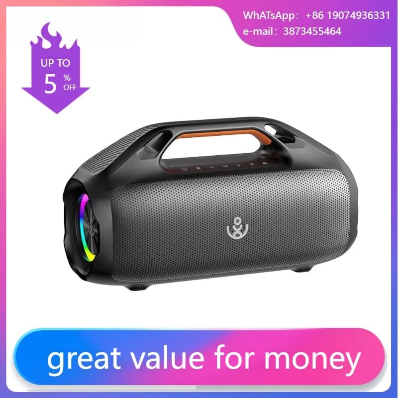 Altoparlante Karaoke wireless portatile Kungfu Handhold di vendita calda in fabbrica con scheda TF USB Aux Sub Woof Mini altoparlante Blue Tooth