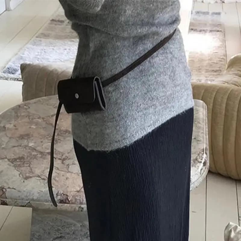Marsupio Borsa da cintura in pelle PU impermeabile Accessori per sacca da golf portatili Marsupio da golf alla moda con tracolla regolabile