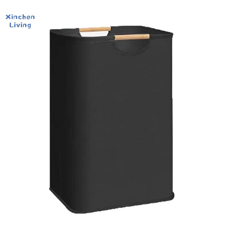 Collapsible Large Waterproof Laundry Dirty Clothes Basket with Dual Handles Versatile Storage Solution for Bedroom Bathroom
