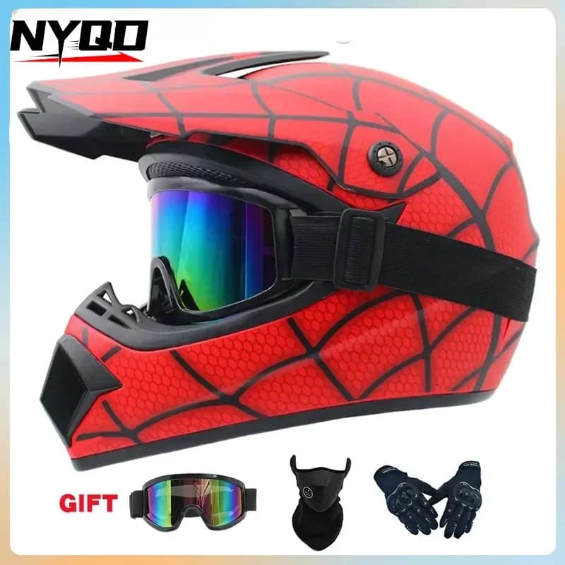 Casco moto integrale da corsa Off Road Cross Motocross Capacete Motocross Cascos Para Motos Mountain Downhill Bicicletta DOT
