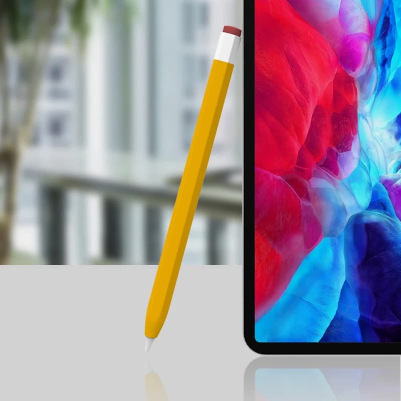 Astuccio per Apple Pencil Pro e Pencil 2a generazione USB-C Tablet Stilo Custodia protettiva in morbido silicone antiurto