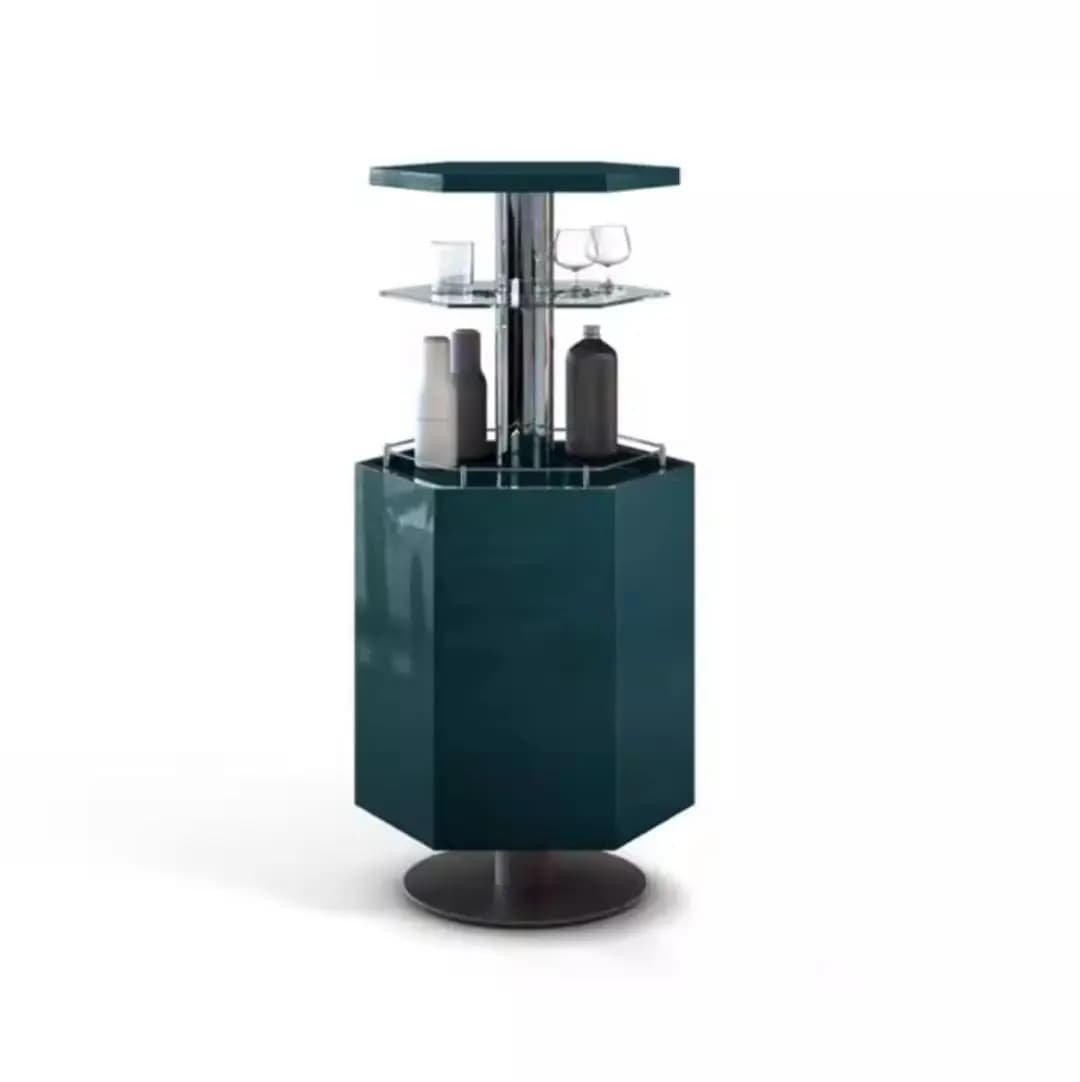 Design leggero dell'armadietto da pranzo di lusso Mobiletto laterale moderno e semplice di fascia alta per il soggiorno Armadietto per vino in vetro con sollevamento automatico