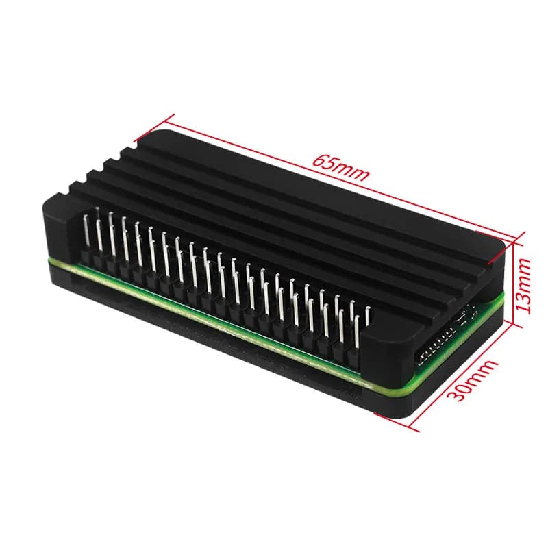 Suitable for Raspberry Pi Zero W 2W Main Board Aluminum Alloy Shell Raspberry Pi W/2W Heat Dissipation Shell Box