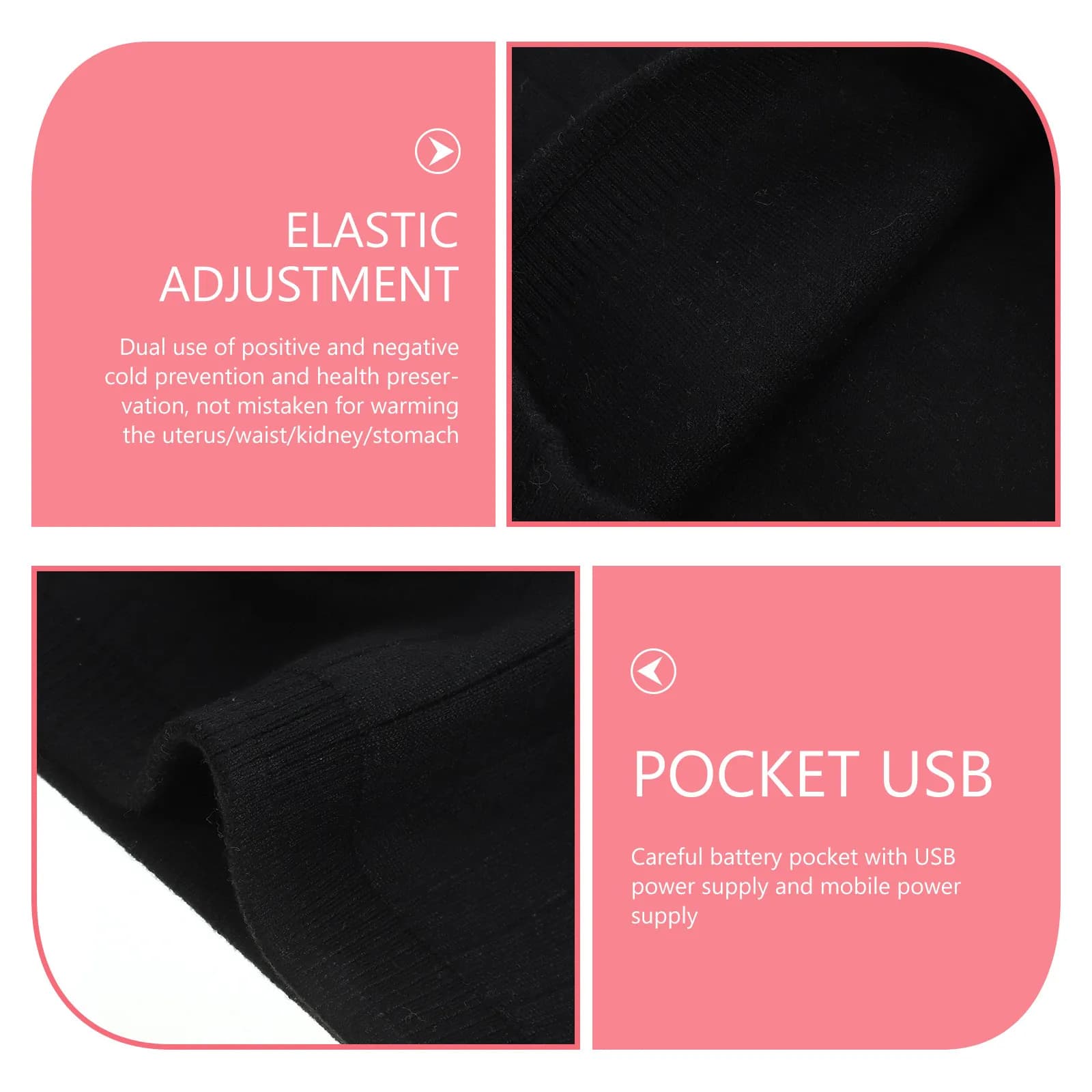 Addensated Thermal Belt for Life, Winter Abdominal Support, Cold Protection, Hiking, Running and Daily Use