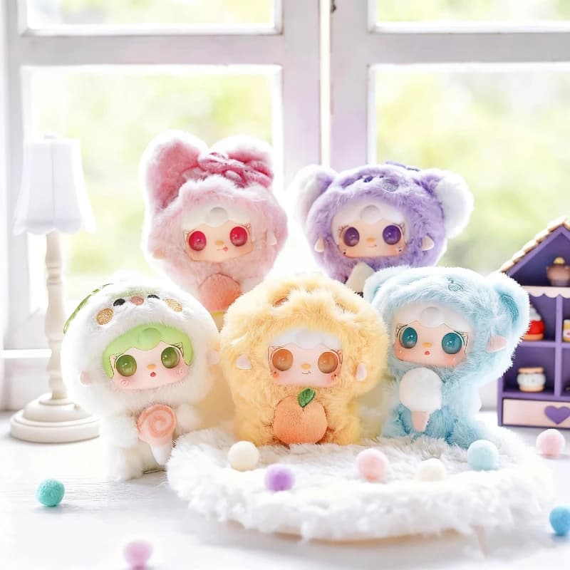 New Yooki V10 Gourmet Restaurant Plush Series Cieco Box Carrying Mini Plush Pendant Perfumed Plush Doll Deco Toy Fashion Gift Surprise