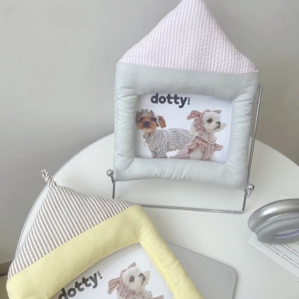 Nuova Cornice Portafoto da Parete a Forma di Casa, Cornice in Cotone per Foto, Decorazione da Scrivania per Matrimoni e Camere dei Bambini, Regalo