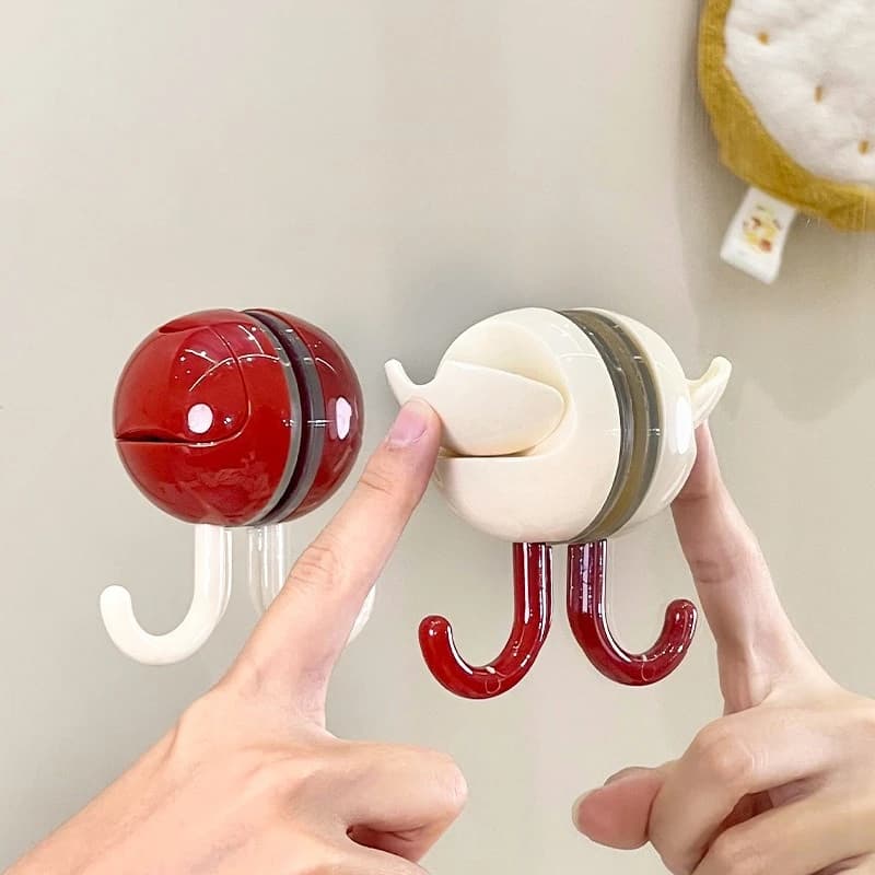 Gancio a ventosa dopamina Frigorifero da cucina Porta laterale Grembiule Asciugamano Portaoggetti a parete Gancio posteriore per porta carino e creativo