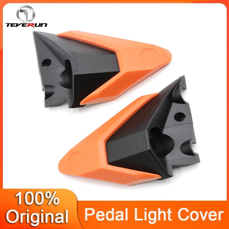 Copertura originale della luce del pedale per Blade GT ll Copertura della luce del ponte dello scooter elettrico Parte guscio in plastica del pedale arancione nero