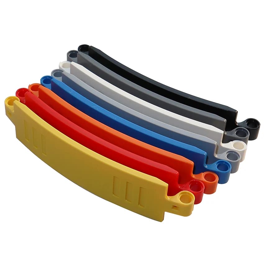 4PCS High-Tech Pannello Curvo 3x13 Compatibile Building Blocks MOC Parte Auto Tecnica Mattoni Bulk 18944 28923 Giocattoli per I Bambini