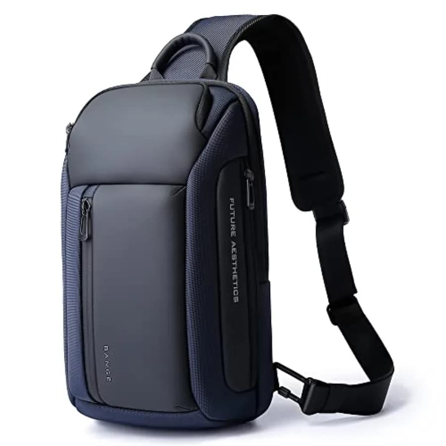 Zaino a Tracolla da Uomo - Borsa Impermeabile per Viaggi, Escursioni e Pendolarismo Quotidiano