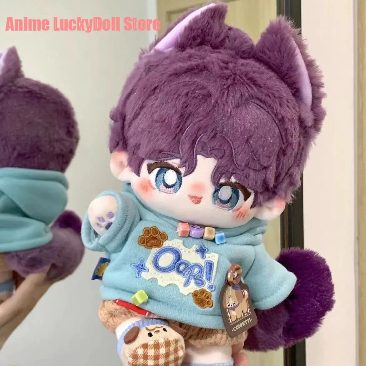 Gioco Love and Deepspace Rafayel Attributi Cosplay Corpo farcito in cotone Vestire vestiti Bambola di cotone Regalo anime 20 cm