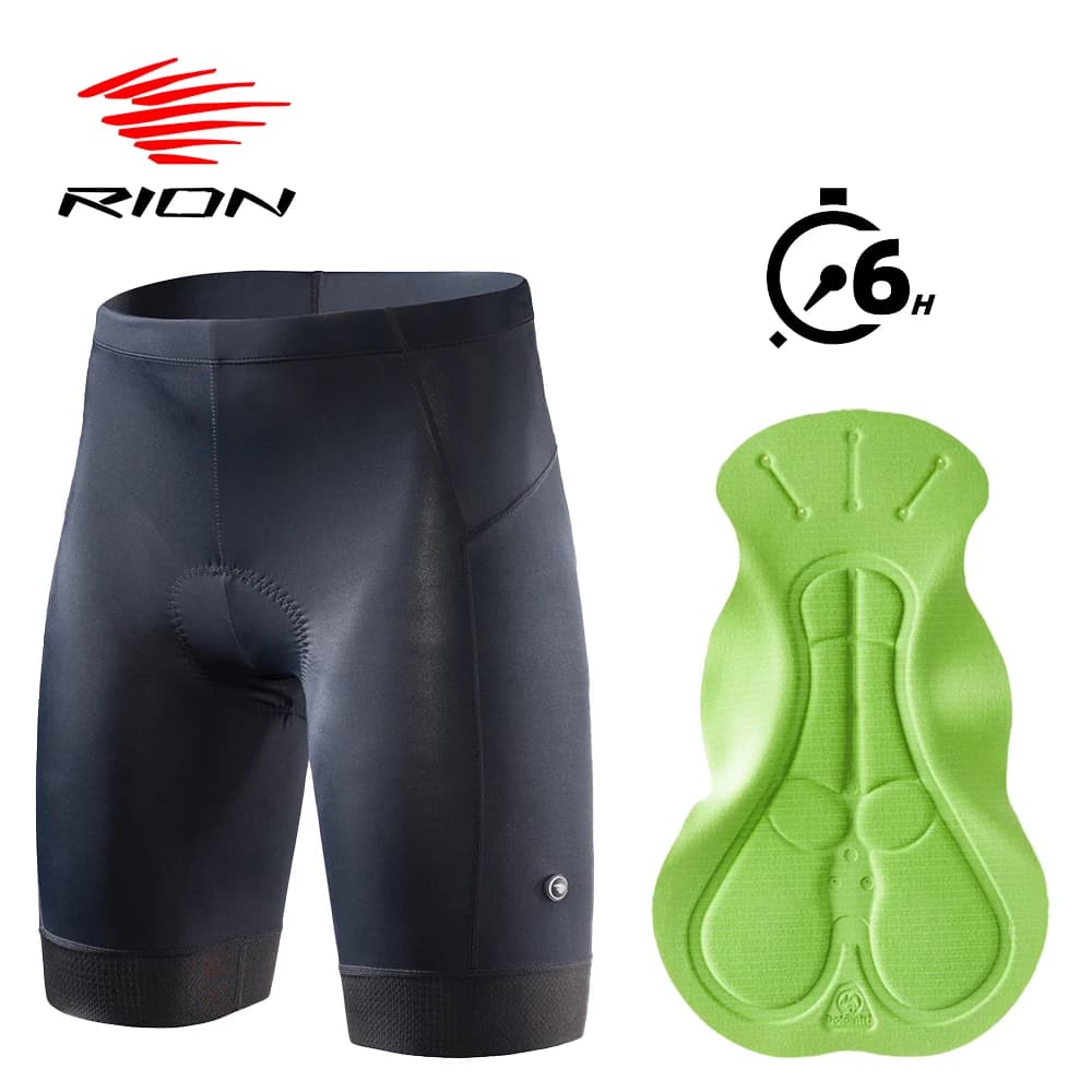 RION Men's Cycling Shorts MTB Mountain Bike Footwear Motocross Cycling Clothing Outdoor equipment Dolomiti Pad 6H Riding Clothing