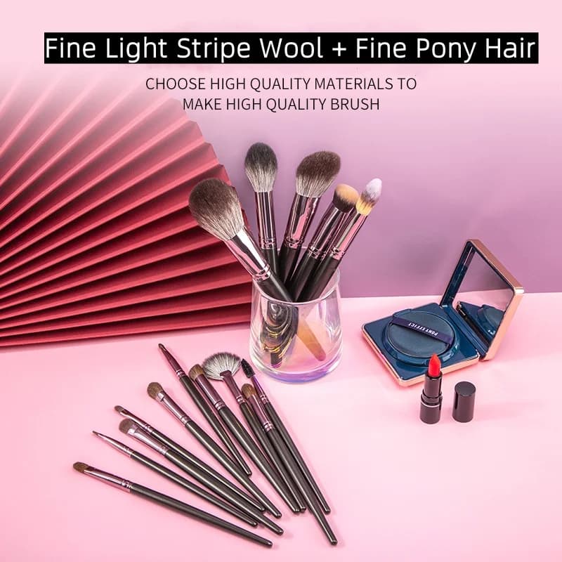 15pcs Makeup Eyeshadow Brushes High Quaity Foundation Concealers Blush Eye Shadow Brushes for Liquid Cream Powder Blending
