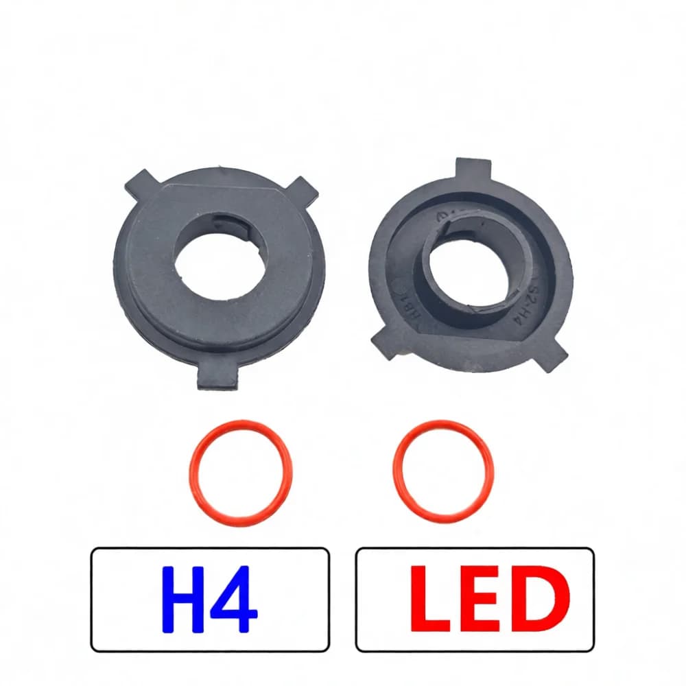 Car Headlamp Base Socket Adapter For H1 H3 H4 H7 H11 H13 9007 HB3 HB4 LED Bulbs Stable Mounting Clips Auto Lighting Parts