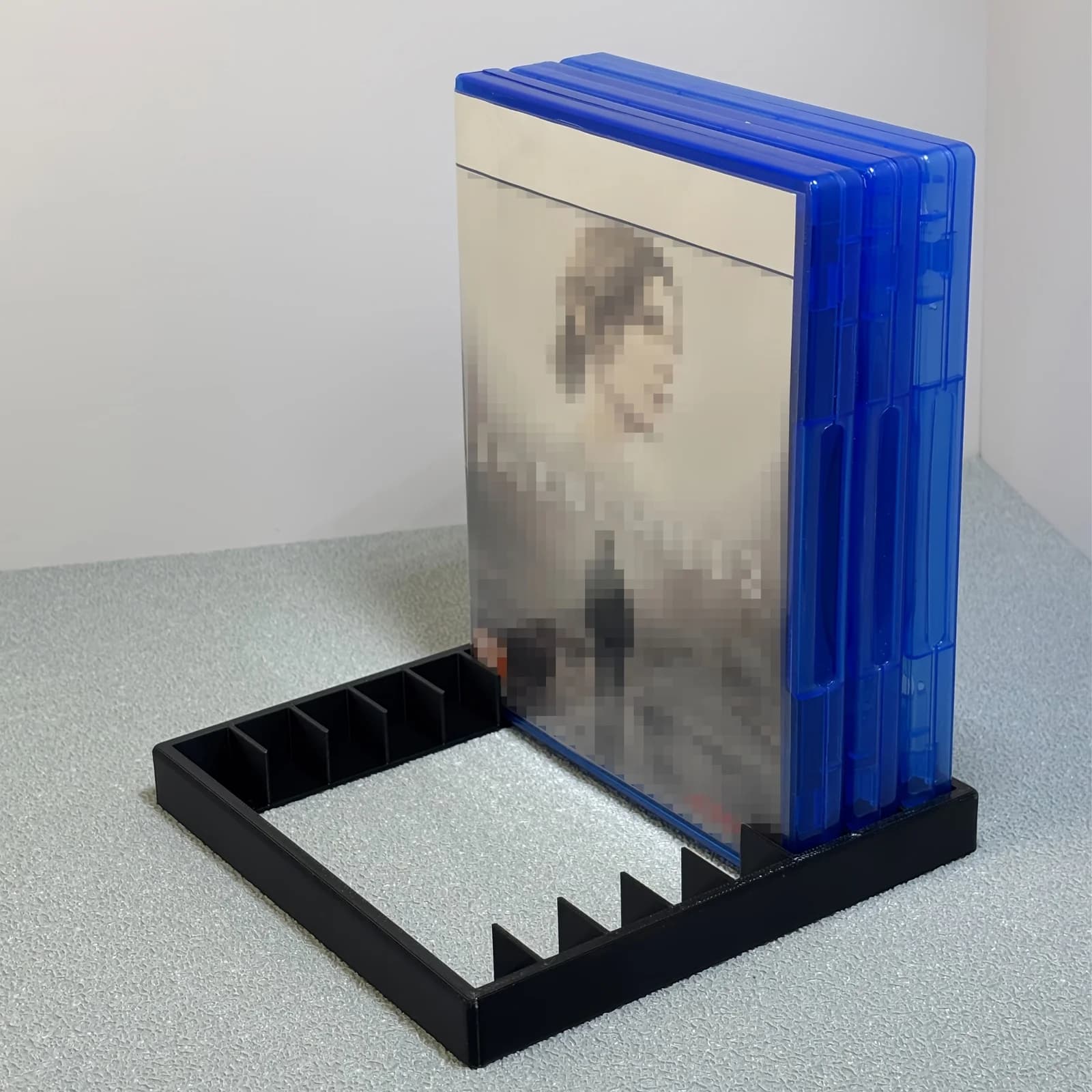 8-Slot CD Storage Display Shelf Game Card Decorative Shelves For PS5 PS4 PS3 Game Disc Organizer Console Accessories Shelf