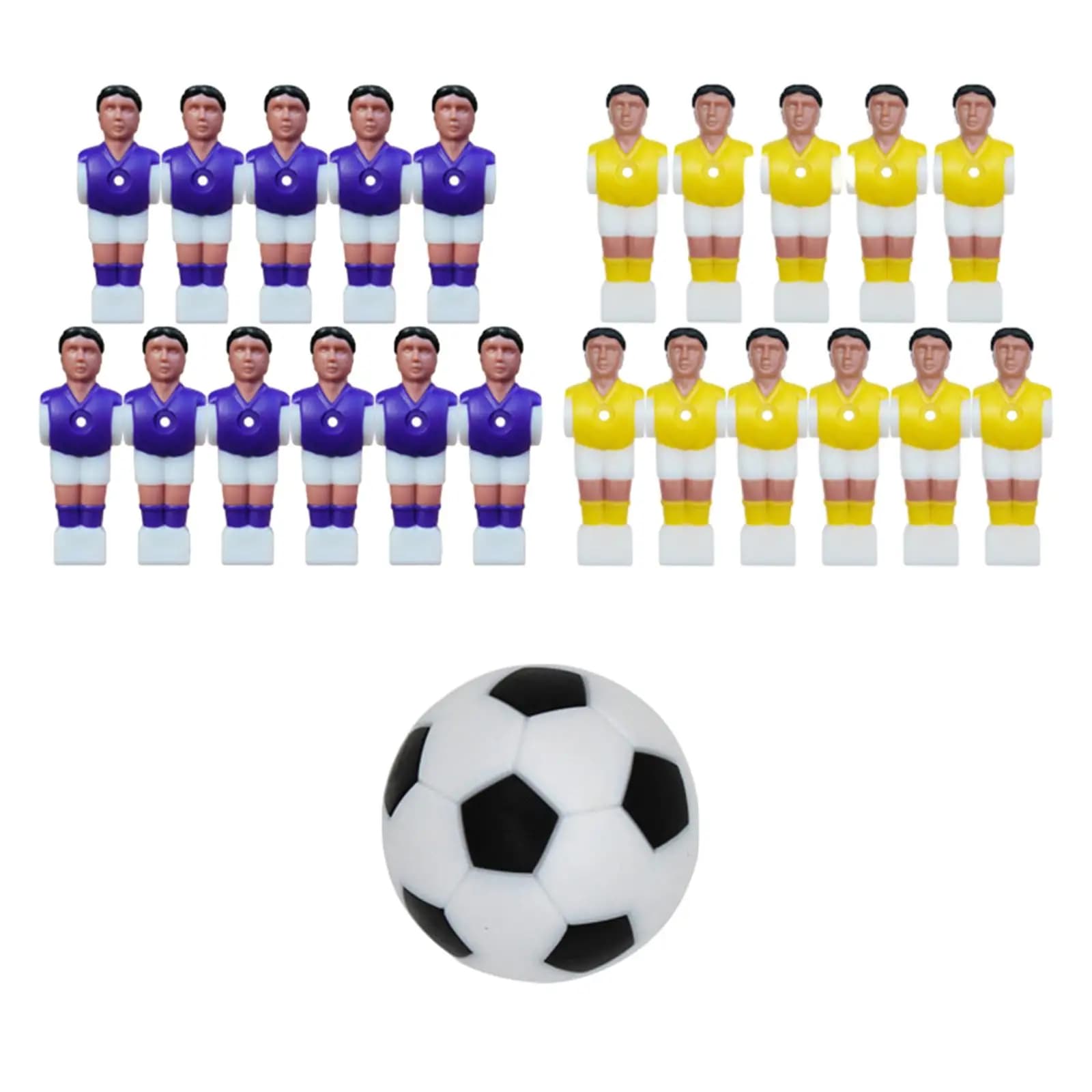 Foosball Table Men Player Table Soccer Men Player Toys tavolo leggero Foosball Player sostituzione parte del giocatore di calcio