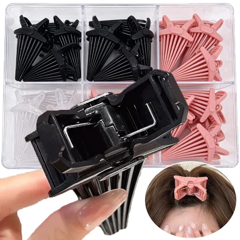 1/3 pz. Clip volumizzante per capelli senza calore, per radici e frangia, effetto naturale, strumento per lo styling fai da te