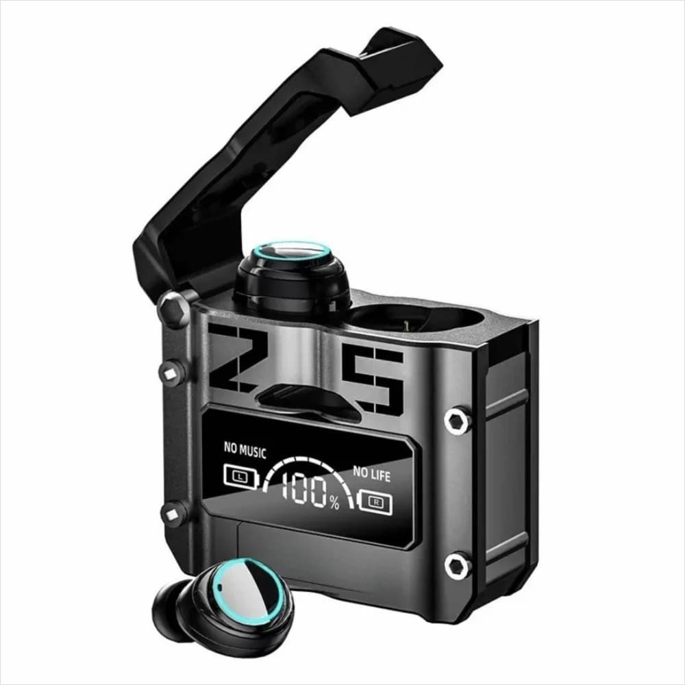 Waterproof Bluetooth Earbuds Mecha Design Long Battery Life Noise Reduction Earbuds Touch Control Touch Control Earbuds