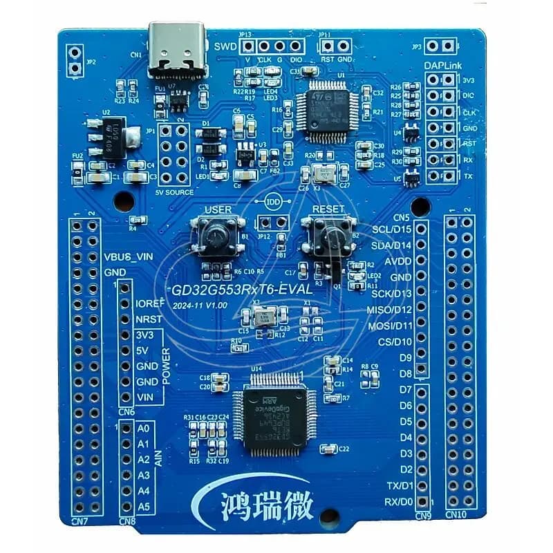 GD32G553Rx High-performance MCU Core Board, Built-in DAPLINK, Compatible with Arduino