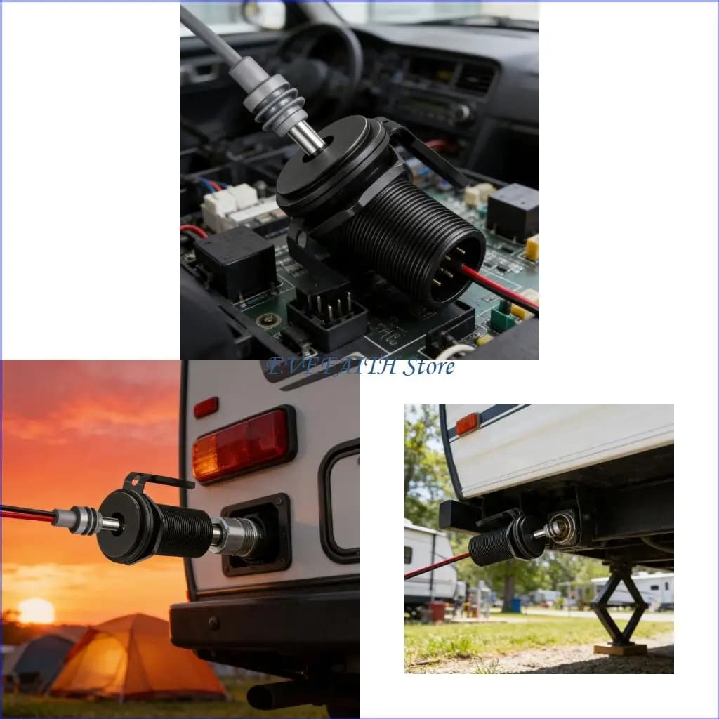 124B Strong 12V to 30V Power Adapter for Satellite Mini Provide Consistent Electric Output Suitable for Travel & Outdoor Use