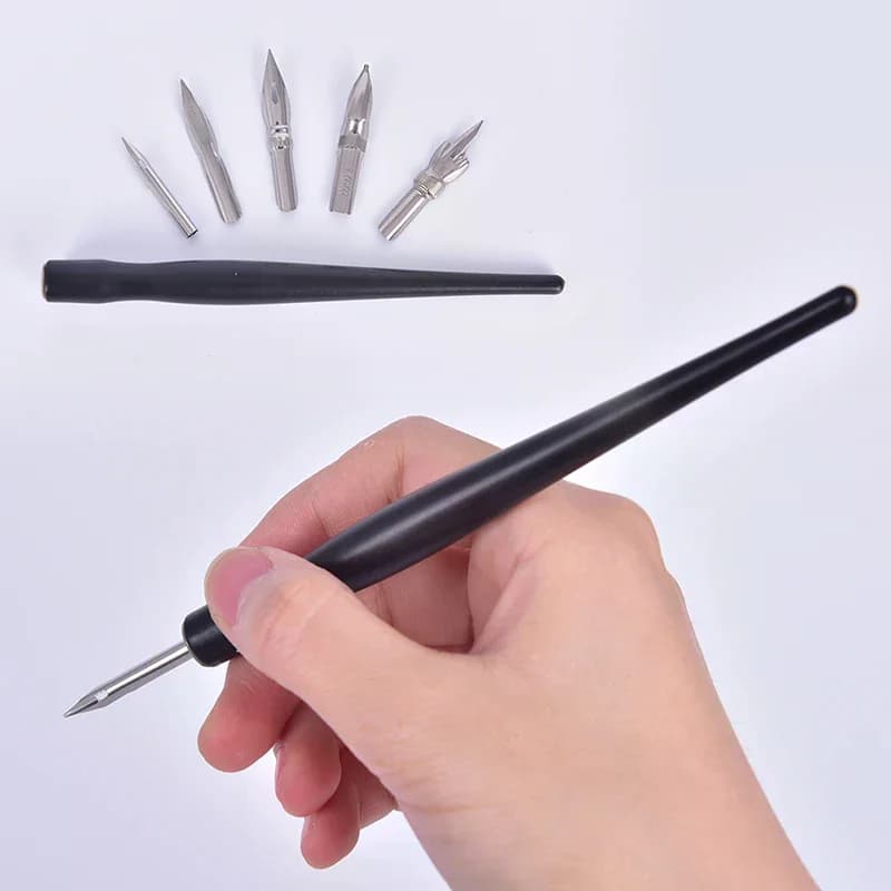 Tool Anime Pen Tip Pen Set Calligraphy Drawing Kit Set 5 Nib with 1 Holders High Quality Durable