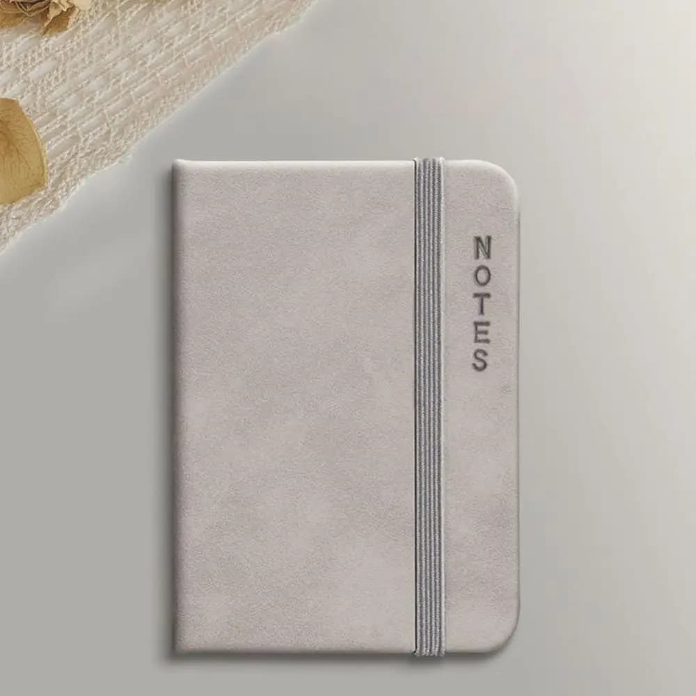 Agenda Portatile A7, Mini Taccuino, Organizer, Diario, Blocco Note Tascabile, Quaderno per Appunti, Blocco Note Spesso per Ufficio