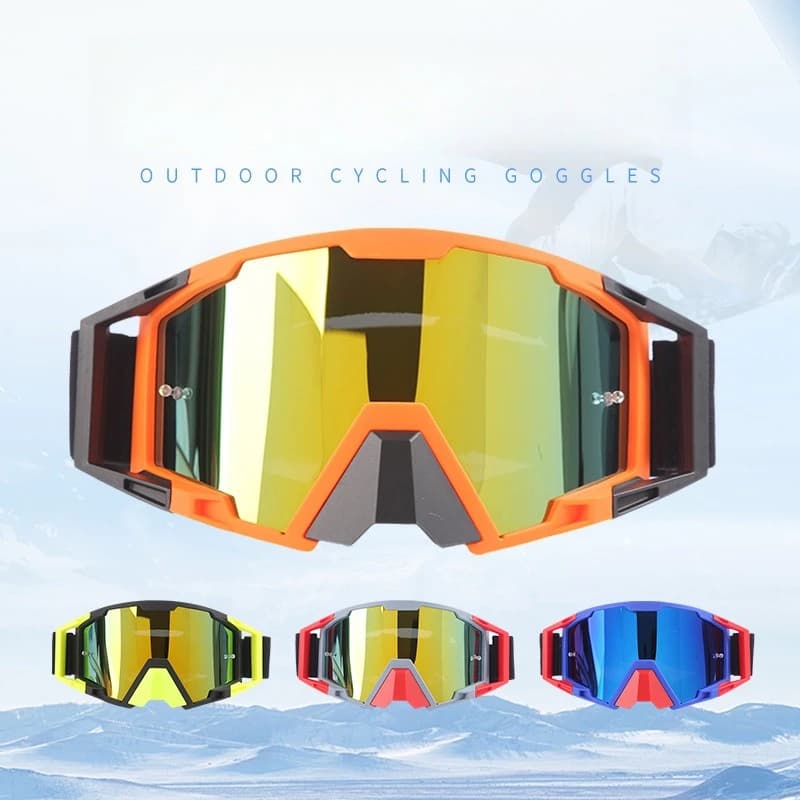 Aliexpress Hot Ski Goggles Montatura morbida antivento anti-UV per sport all'aria aperta