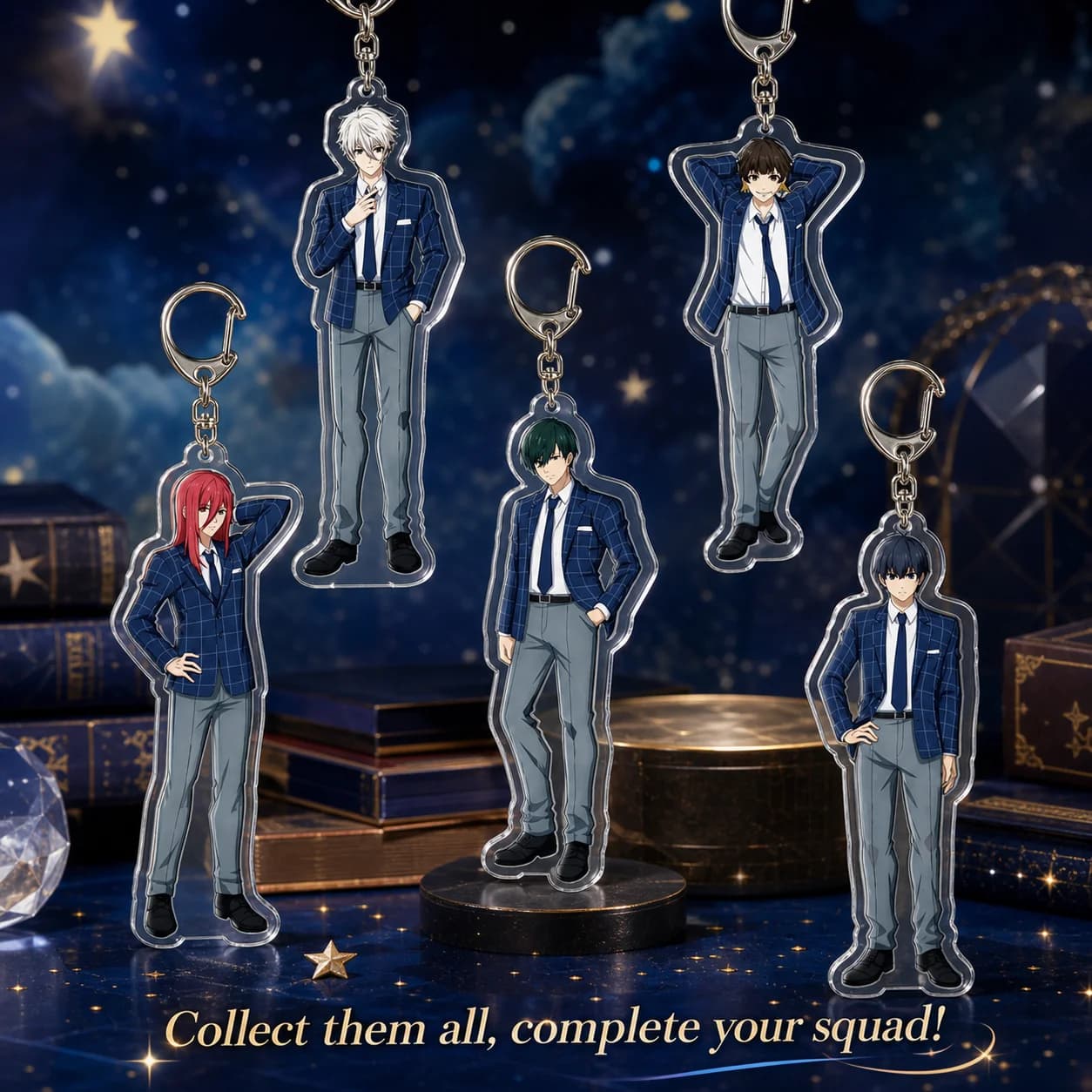 Blue Lock Itoshi Rin Bachira Meguru Acrylic Stand Anime Figure Desk Decor Collectible Toy In Stock Ready to Ship Merchandise