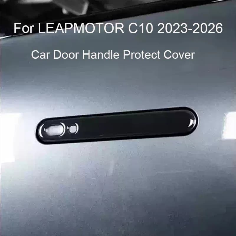4 PCS Car Drip Glue Door Handle Cover Anti Scratch For LEAPMOTOR C10 2023-2026 Auto Exterior Decorat Sticker Accessories