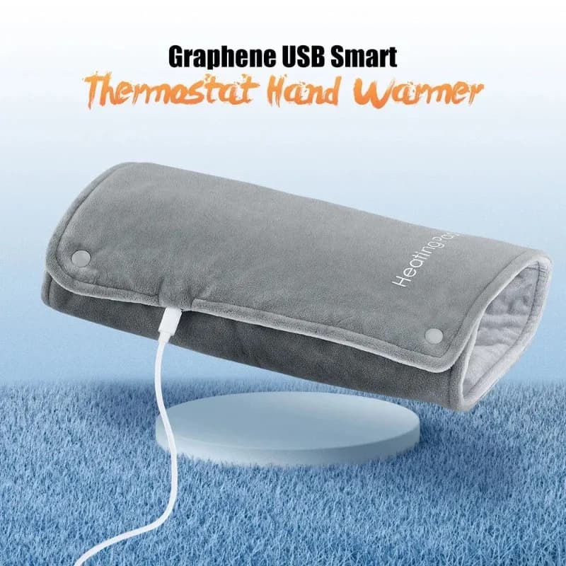 Nuovo scaldamani con controllo intelligente della temperatura USB in grafene per ufficio invernale e uso domestico, scaldamani, borsa riscaldante