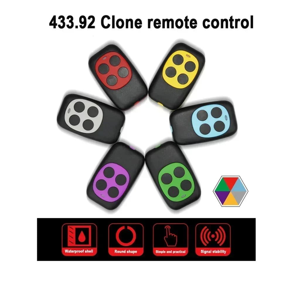 433.92Mhz Porta Del Garage Copia Clonazione Telecomando Trasmettitore RF Telecomando Senza Fili 433Mhz Per Duplicatore Cancello