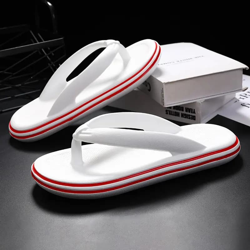 Flip Flops Mens Thong Sandals Summer New Female Shoes Thick Bottom EVA Non-slip Slide Slippers Outdoor Indoor Couples Shoes