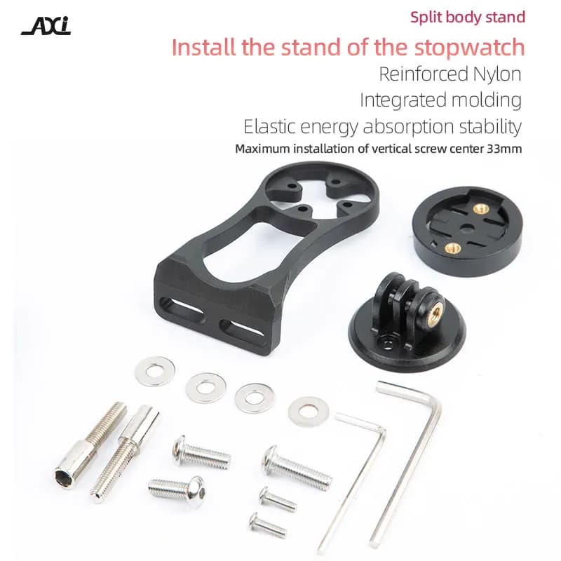 Supporto per Computer GPS da Bicicletta M25, Supporto per Luci Bici, Accessori Universali per Biciclette, Adatto per Faro Garmin XOSS
