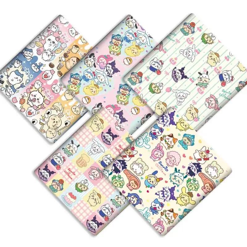 DIY Cartoon Fabric Hot DIY140*50cm Handmade Sewing Patchwork Quilting Baby Dress Home Sheet Printed Fabric Fabric Sewing Kids