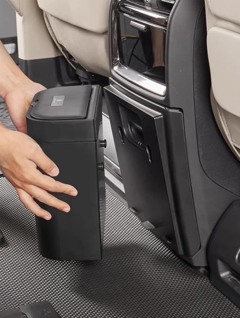Cestino Intelligente per Auto Toyota Alphard Vellfire con Sensore Automatico, Contenitore per Rifiuti, Accessori