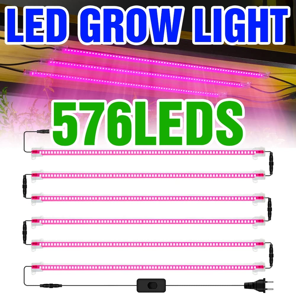 Full Spectrum LED Fito Grows Light Hydroponic Green Plant Grow System 220V Phytolamp