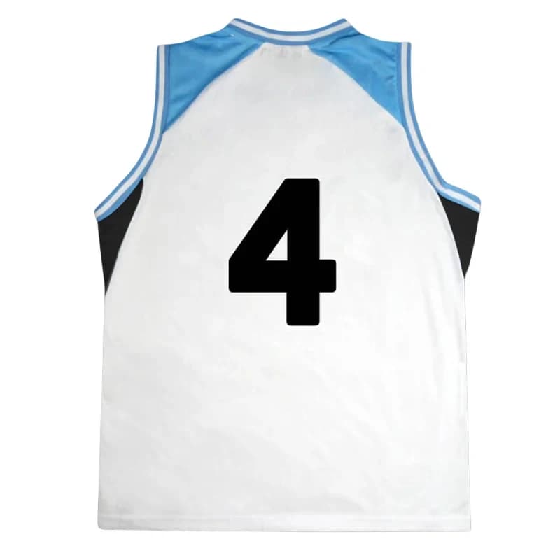 ◢ 2026 Anime Kuroko No Basuke RAKUZAN # 4 Costumi Cosplay di Akashi Seijuro # 5 Mayuzumi Chihiro 6 # Maglia da basket Mibuchi Reo M ◢ *%