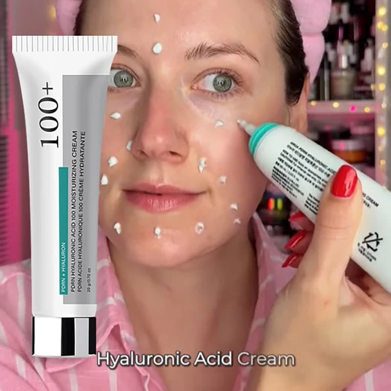 Crema Viso PDRN con Acido Ialuronico e Collagene, Crema Idratante Delicata, Crema Viso Rassodante e Liftante di Facile Assorbimento