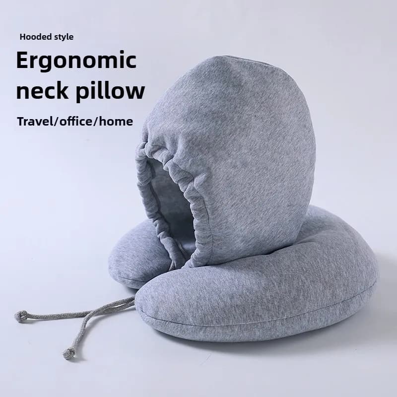 Cuscino da Viaggio Portatile, Cuscino per Pisolino in Ufficio per Adulti, Cuscino di Supporto Multifunzionale per Aereo, Auto, Casa e Ufficio