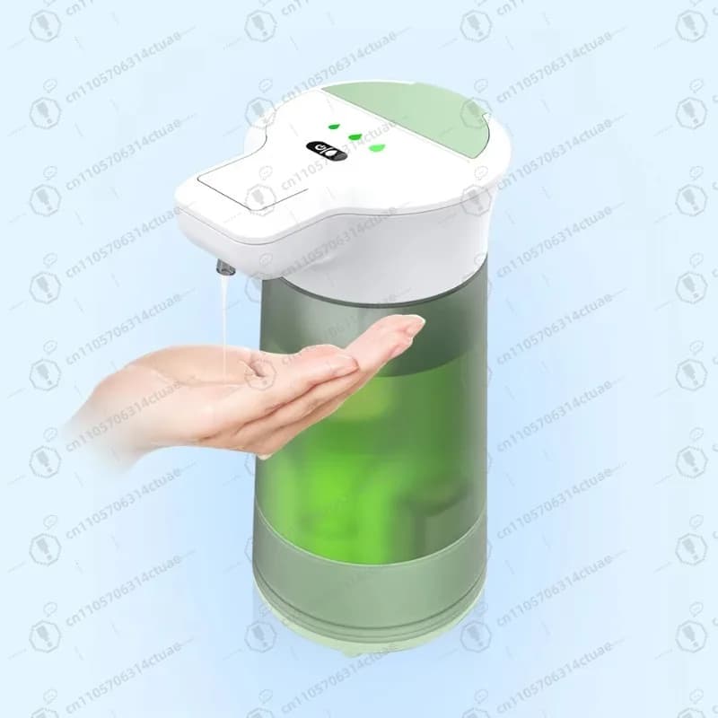 Dispenser automatico di sapone in schiuma touchless bianco - Dispenser di sapone a mani libere da 0,28 litri per casa e bagno