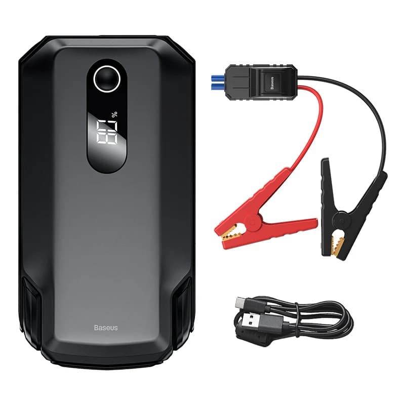 2026 Baseus Emergency High Power 12V 2000A Start 20000mAh Peak Super Energy Car Jump Starter