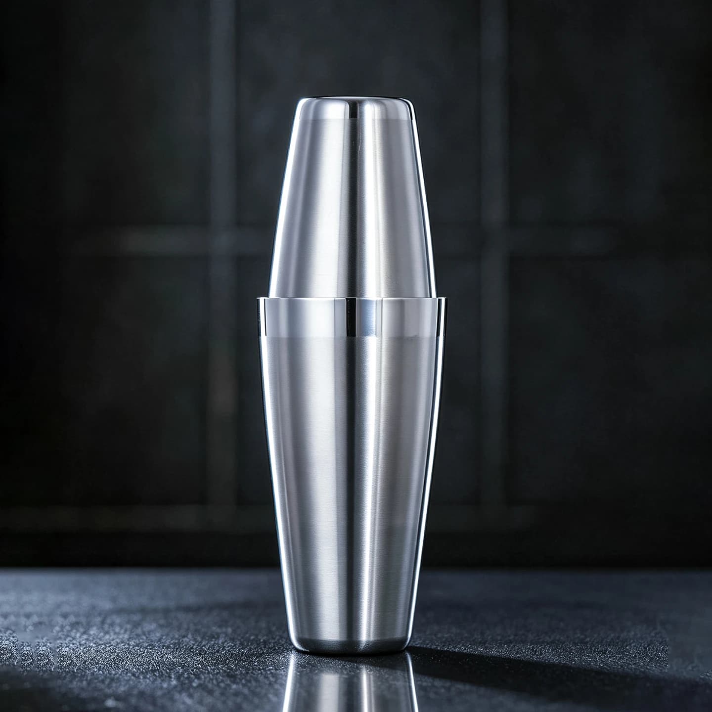 SK001 CRISON Shaker Boston satinato per miscelazione cocktail Barista Mixologist Essential Bar Tool 24 once