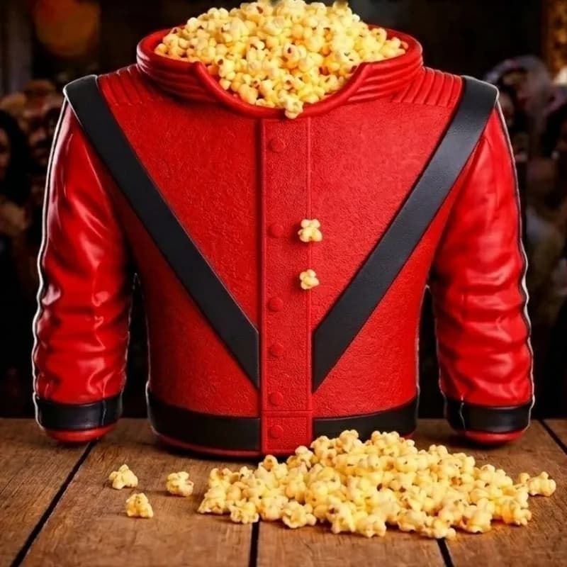 Hot Music Idol Superstar Michael Jackson Series Pop Rock Singer Creative Modeling Popcorn Bucket 3D Printing Popcorn Bucket