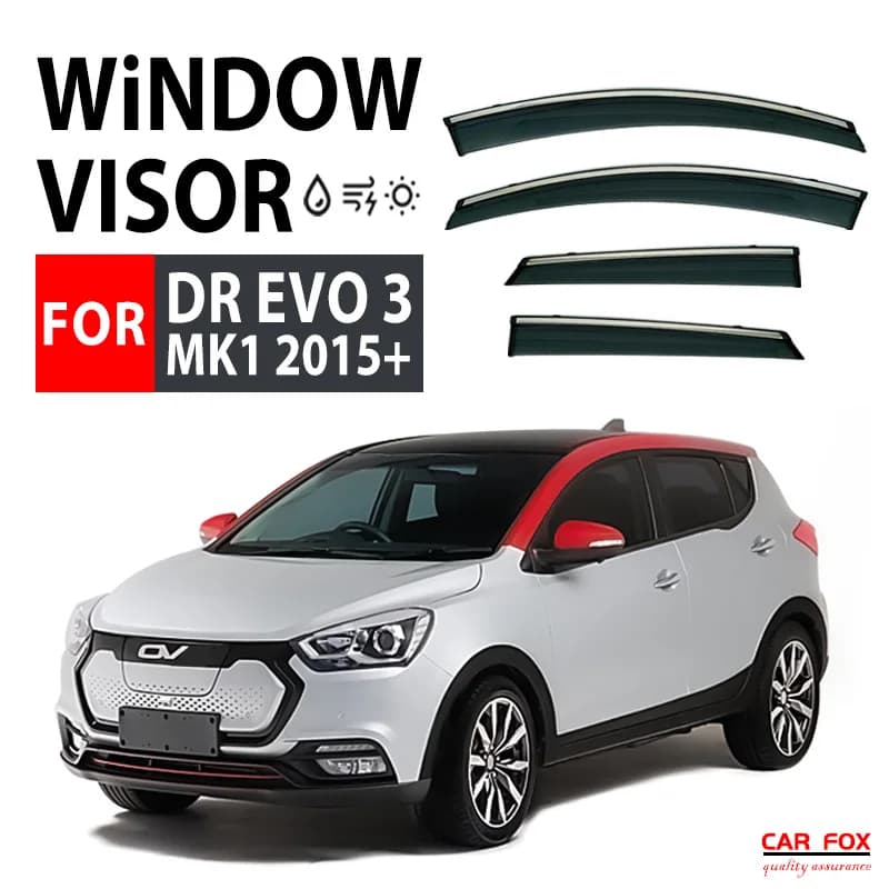 Per DR EVO3 EVO 3 2015+ Finestra di Automobile Visiera Tenda Shelter Parabrezza Finestrino Laterale Pioggia Parasole Accessori Auto