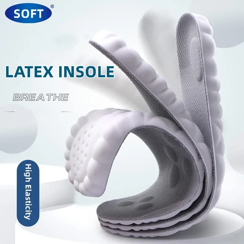 Solette morbide in lattice per piedi Silicone sport Running assorbimento degli urti soletta modello antiscivolo per scarpe uomo donna suola per scarpe