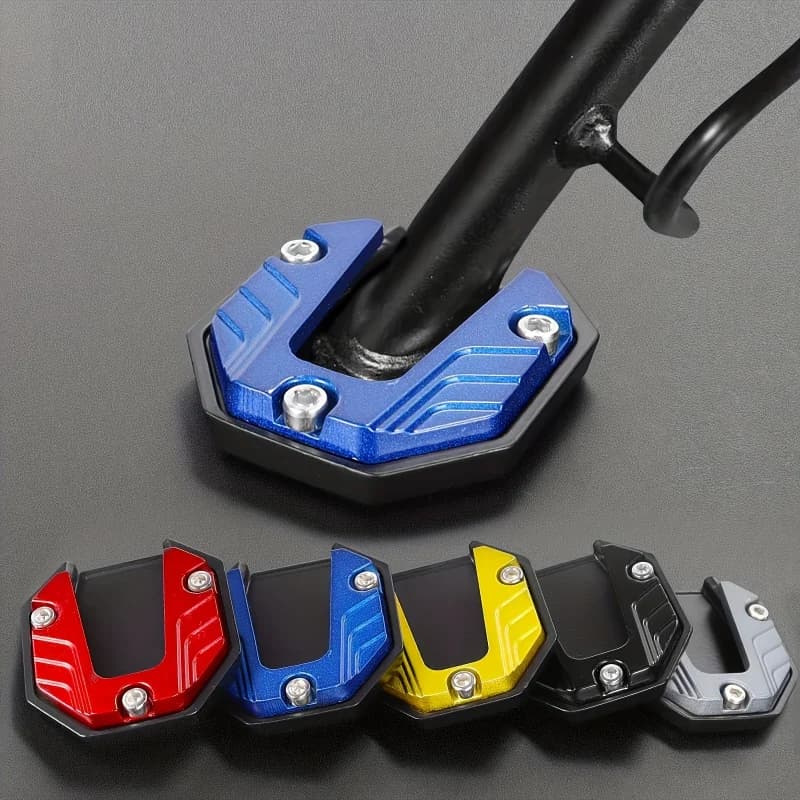 Motorcycle footrest extension plate - Anti-slip and durable - Motorcycle side frame support plate,accesorios para moto