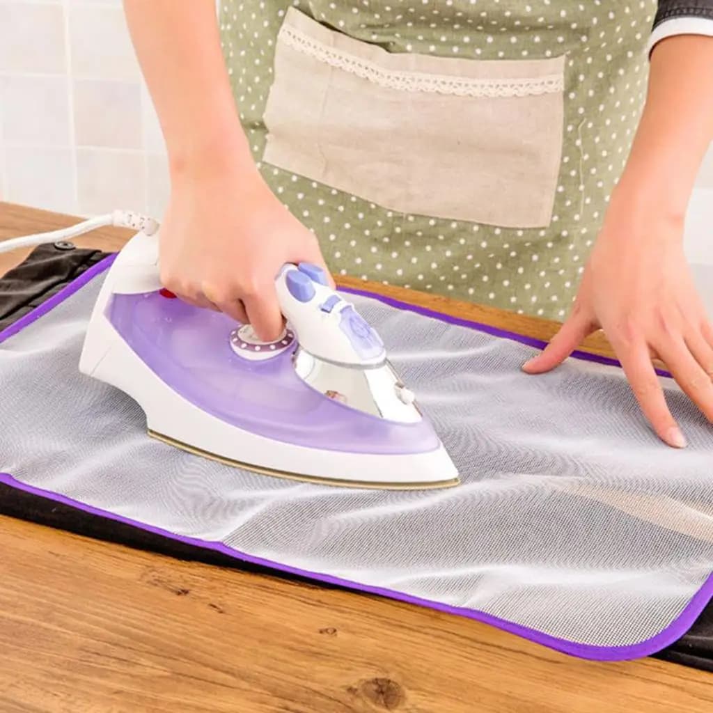 Delicate Garment Ironing Cloth Mesh Pad Heat Insulation Accessory for Protective Clothing Iron Board