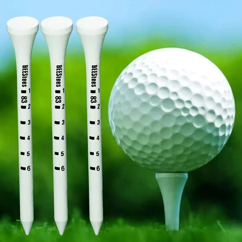 100 Pezzi/Sacchetto Tee da Golf in Legno 69mm e 83mm, Accessori Professionali per Golf